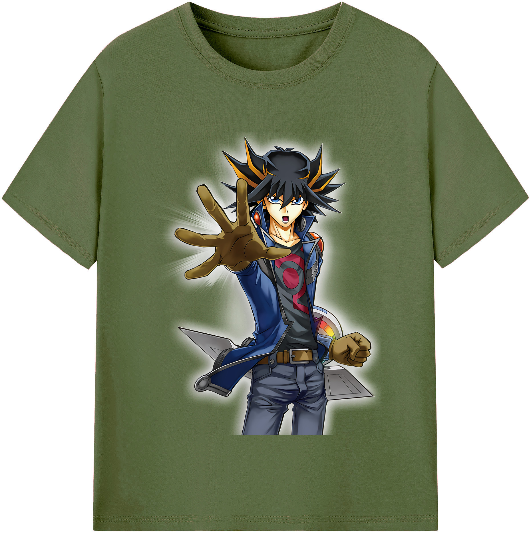 （画像用） 遊☆戯☆王 Yu-Gi-Oh! 綿100％半袖Tシャツ（フロントプリント）